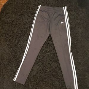 NWOT Men's Small Adidas Black w/ zips Track Pants